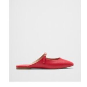 Banana Republic Factory Red Ballet Mule
